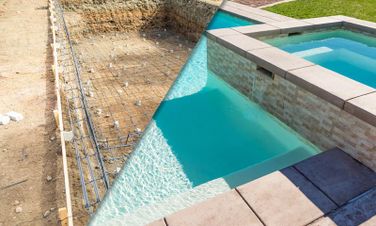 Reformas Giraldo piscina en construcción